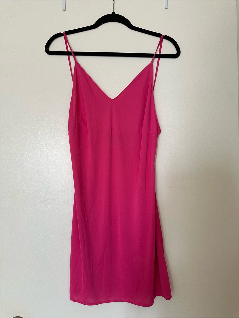 Natori Hot Pink Slip Nightgown